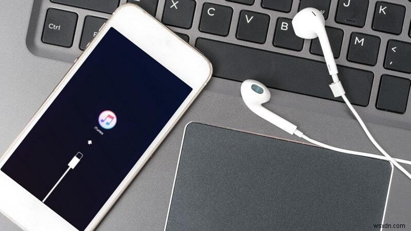  आईट्यून्स से कनेक्ट करें  स्क्रीन पर अटके iPhone का समाधान करें - त्वरित समाधान मार्गदर्शिका 