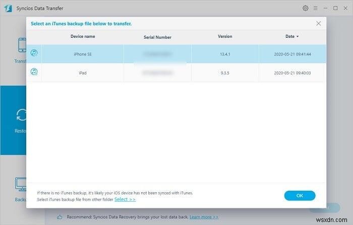 आईट्यून्स और आईक्लाउड बैकअप को आईओएस 18 डिवाइस पर सुरक्षित रूप से पुनर्स्थापित करें 