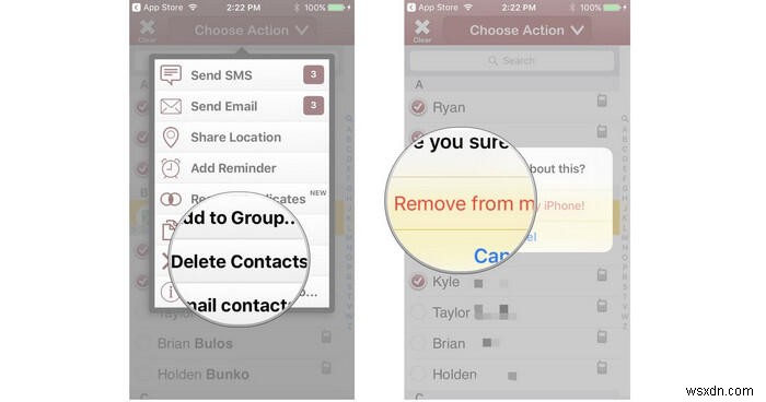 अपने iPhone से एक ही चरण में अनेक संपर्कों को आसानी से हटाएं 