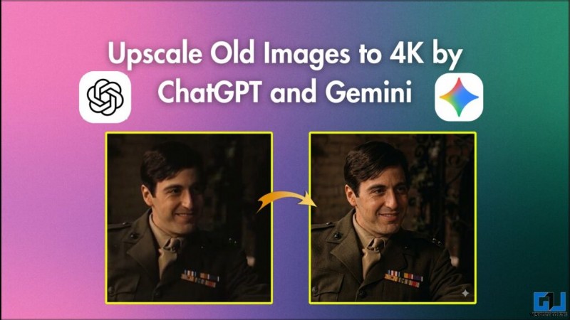 जेमिनी या चैटजीपीटी के साथ 4K तक अपस्केल विंटेज तस्वीरें - चरण-दर-चरण मार्गदर्शिका 