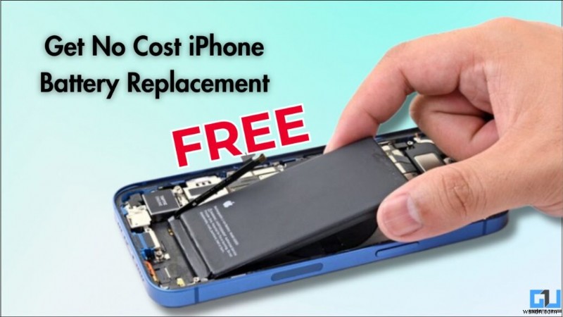 वारंटी से बाहर iPhones के लिए मुफ़्त बैटरी रिप्लेसमेंट का दावा करें:चरण-दर-चरण मार्गदर्शिका 