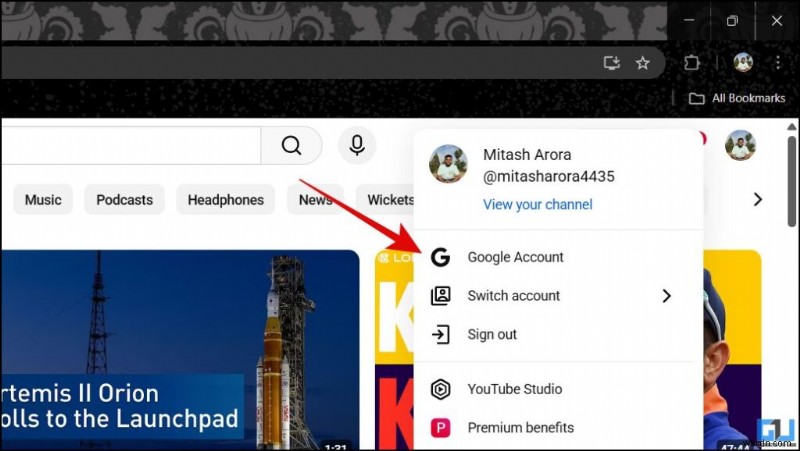 वेब और मोबाइल पर अपनी YouTube  अनुशंसित न करें  सूची से किसी चैनल को कैसे हटाएं 