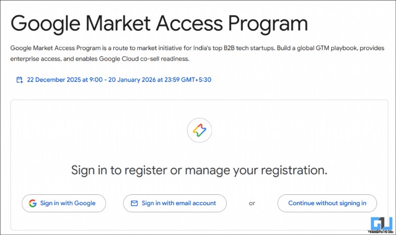 Google ने वैश्विक विस्तार के लिए भारतीय AI स्टार्टअप को सशक्त बनाने के लिए मार्केट एक्सेस प्रोग्राम लॉन्च किया 