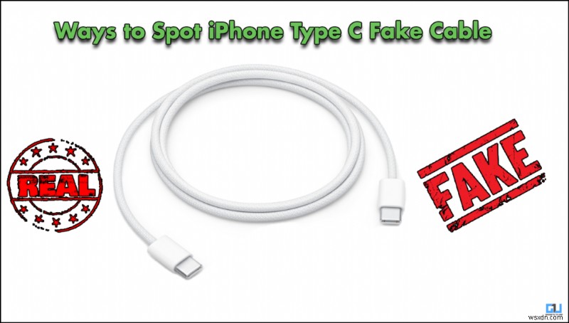 असली iPhone टाइप‑C केबल की पहचान कैसे करें:3 सिद्ध युक्तियाँ 
