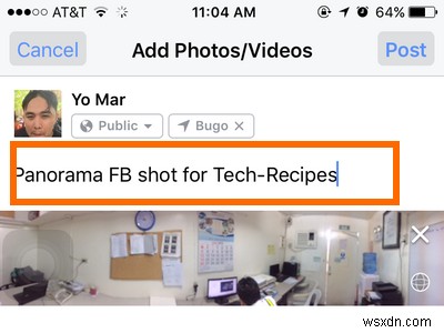 चरण-दर-चरण मार्गदर्शिका:अपने iPhone से Facebook पर 360‑डिग्री फ़ोटो अपलोड करना 
