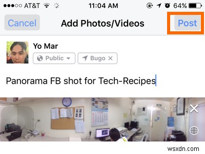 चरण-दर-चरण मार्गदर्शिका:अपने iPhone से Facebook पर 360‑डिग्री फ़ोटो अपलोड करना 