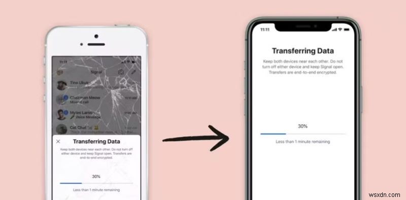 सिग्नल चैट को iPhone से Android पर सुरक्षित रूप से ले जाएं:चरण-दर-चरण मार्गदर्शिका 