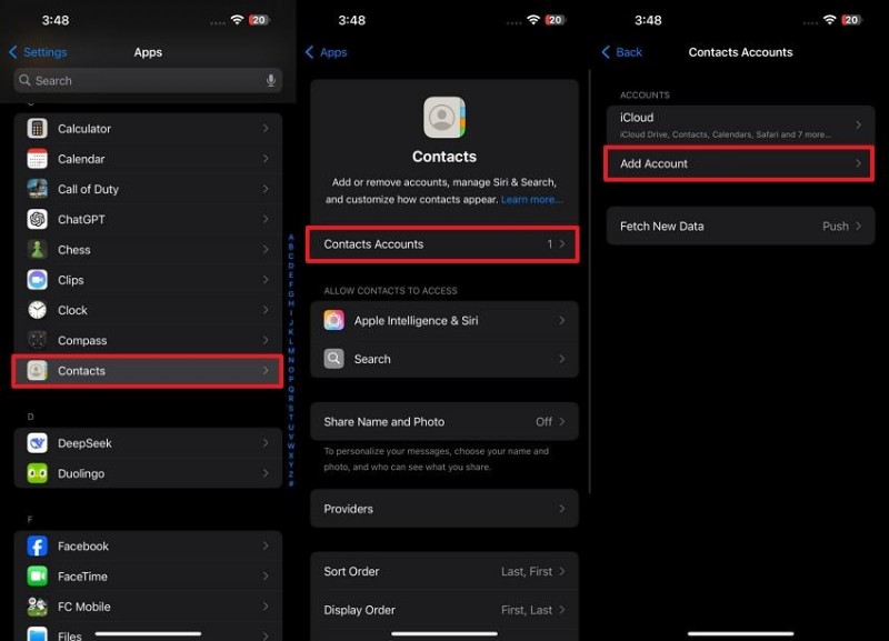 निर्बाध संपर्क माइग्रेशन:सेटअप के बाद Android संपर्कों को iPhone में स्थानांतरित करें 