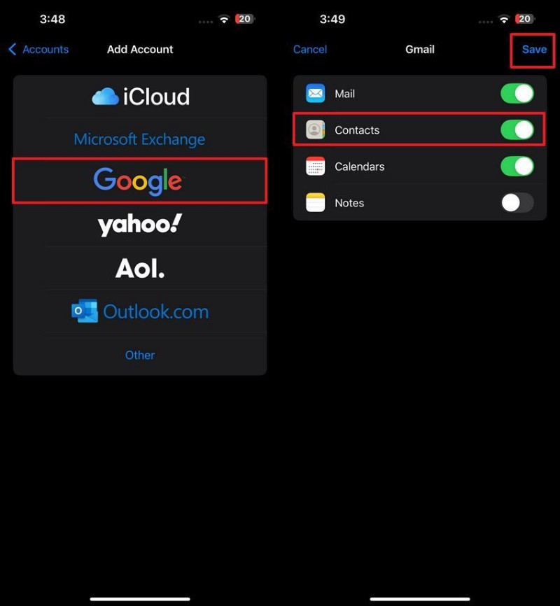 Google के साथ Android संपर्कों को iPhone में स्थानांतरित करें - तेज़, सुरक्षित, चरण-दर-चरण मार्गदर्शिका 