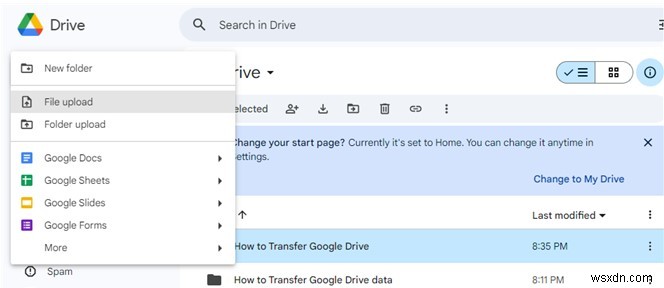 Google Drive डेटा को नए खाते में निर्बाध रूप से स्थानांतरित करें 