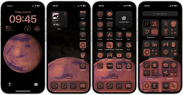 शीर्ष सौंदर्यपूर्ण iPhone होम स्क्रीन लेआउट जो उत्पादकता बढ़ाते हैं 