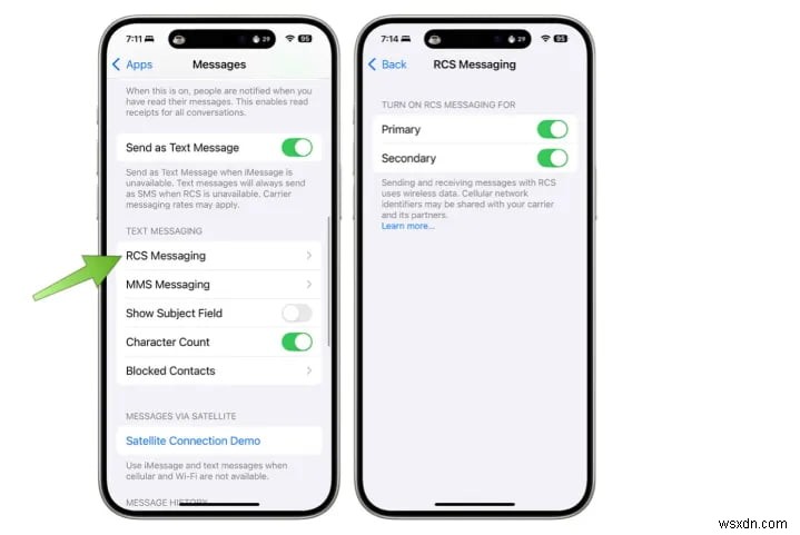 iPhone पर RCS मैसेजिंग को कैसे सक्षम और उपयोग करें - एक चरण-दर-चरण मार्गदर्शिका 
