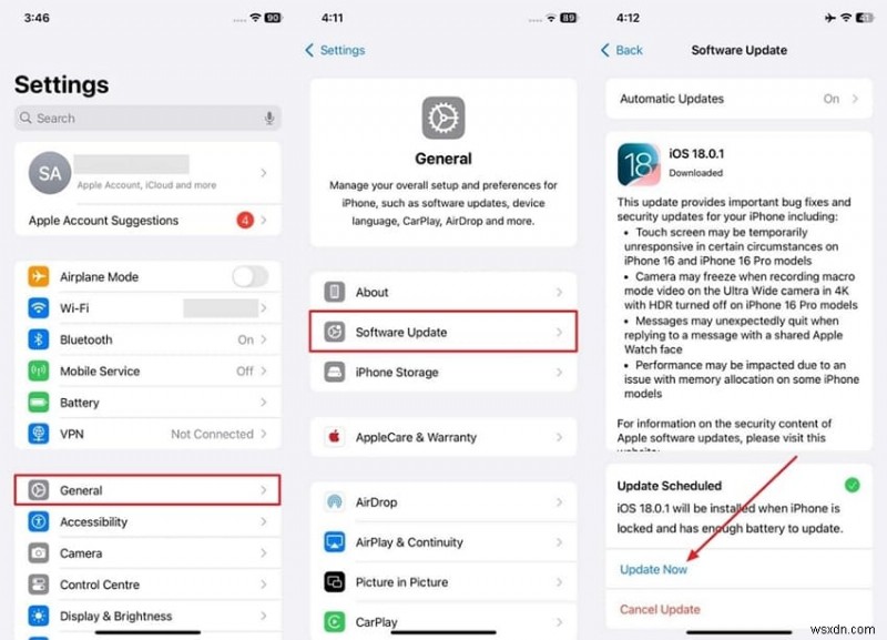  स्थानांतरण की तैयारी  पर अटके iPhone को ठीक करें - सुचारू स्विच के लिए 4 सरल चरण 