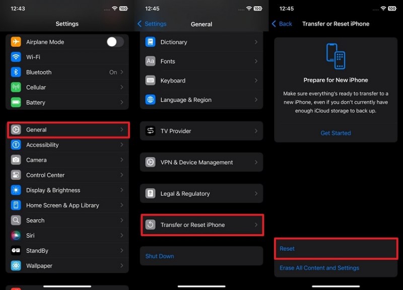  स्थानांतरण की तैयारी  पर अटके iPhone को ठीक करें - सुचारू स्विच के लिए 4 सरल चरण 