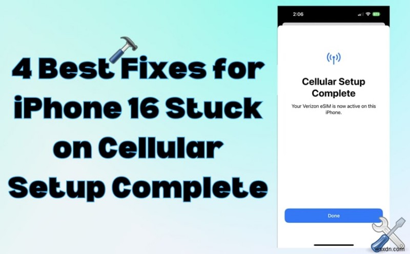 सेल्युलर सेटअप पूर्ण स्क्रीन पर अटके iPhone 17 को ठीक करें - 4 सिद्ध समाधान 