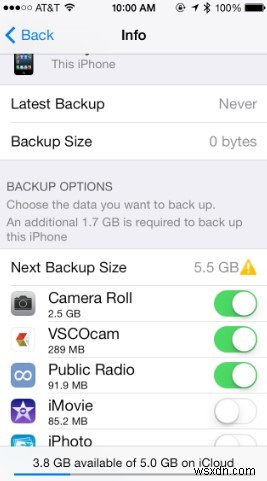 प्रचुर मात्रा में होने पर iCloud स्टोरेज अपर्याप्त जगह कहता है - निदान और समाधान कैसे करें