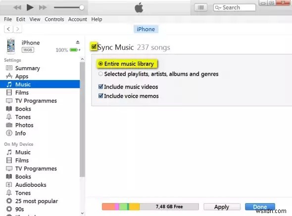 iPhone पर Apple Music में MP3 जोड़ें - iTunes या डायरेक्ट ट्रांसफर 