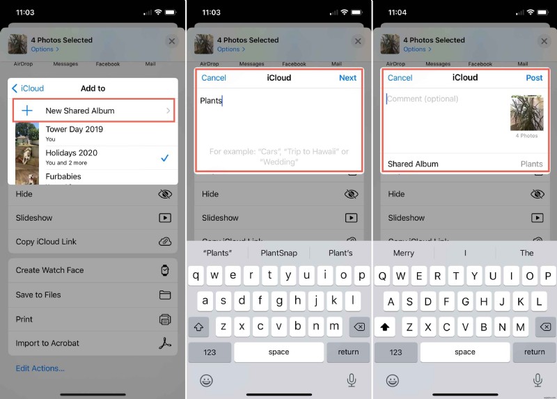iPhone पर एल्बम कैसे साझा करें:चरण-दर-चरण मार्गदर्शिका 
