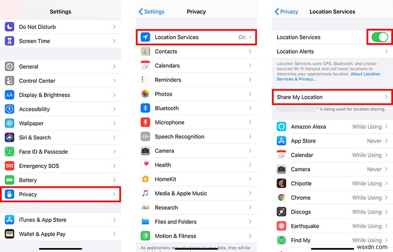 अपने iPhone पर मेरा स्थान साझा करने संबंधी समस्याओं का समाधान कैसे करें - 6 सिद्ध समाधान 