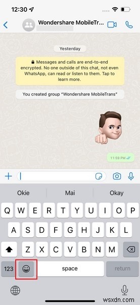 iPhone के लिए WhatsApp पर मेमोजी स्टिकर कैसे भेजें:चरण-दर-चरण मार्गदर्शिका 
