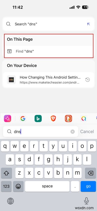 अपने iPhone का उपयोग करके किसी भी वेबपेज पर त्वरित रूप से टेक्स्ट कैसे ढूंढें 