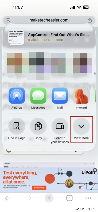 अपने iPhone का उपयोग करके किसी भी वेबपेज पर त्वरित रूप से टेक्स्ट कैसे ढूंढें 