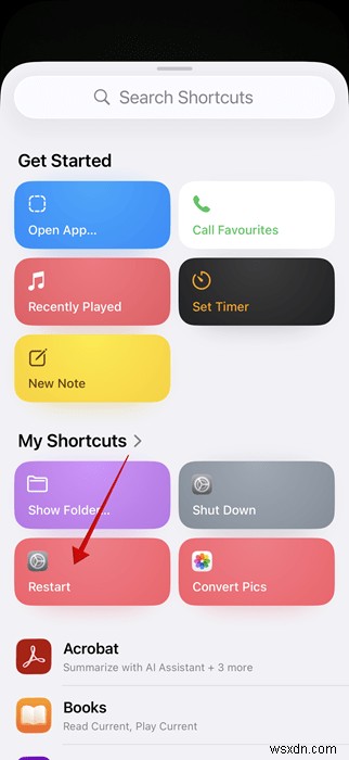 लॉक स्क्रीन से अपने iPhone को तुरंत पुनरारंभ करें:एक सरल समय बचाने वाला हैक 
