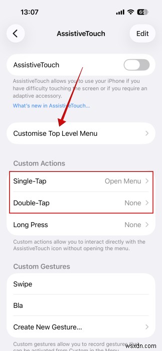 स्वाइप छोड़ें:अपने iPhone पर ऑन-स्क्रीन नेविगेशन बटन सक्षम करें 