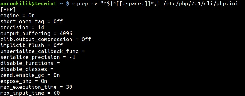 Linux कॉन्फ़िग फ़ाइलों को साफ़-साफ़ देखें - कुछ ही सेकंड में टिप्पणियाँ हटा दें 