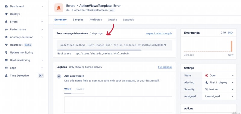 AppSignal के साथ DigitalOcean पर अपना रूबी ऑन रेल्स ऐप लॉन्च करें:एक चरण‑दर‑चरण मार्गदर्शिका 