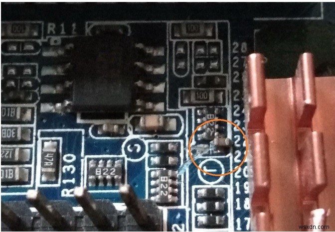 उसके G31 डेस्कटॉप मदरबोर्ड की व्यावसायिक मरम्मत 