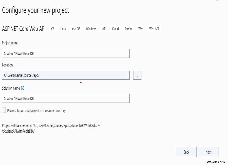 .NET 8 वेब एपीआई में प्राथमिक डेटा स्टोर के रूप में रेडिस 