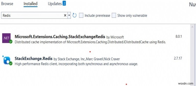 .NET 8 वेब एपीआई में प्राथमिक डेटा स्टोर के रूप में रेडिस 