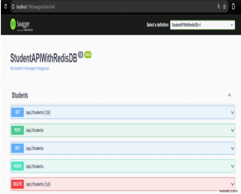 .NET 8 वेब एपीआई में प्राथमिक डेटा स्टोर के रूप में रेडिस 