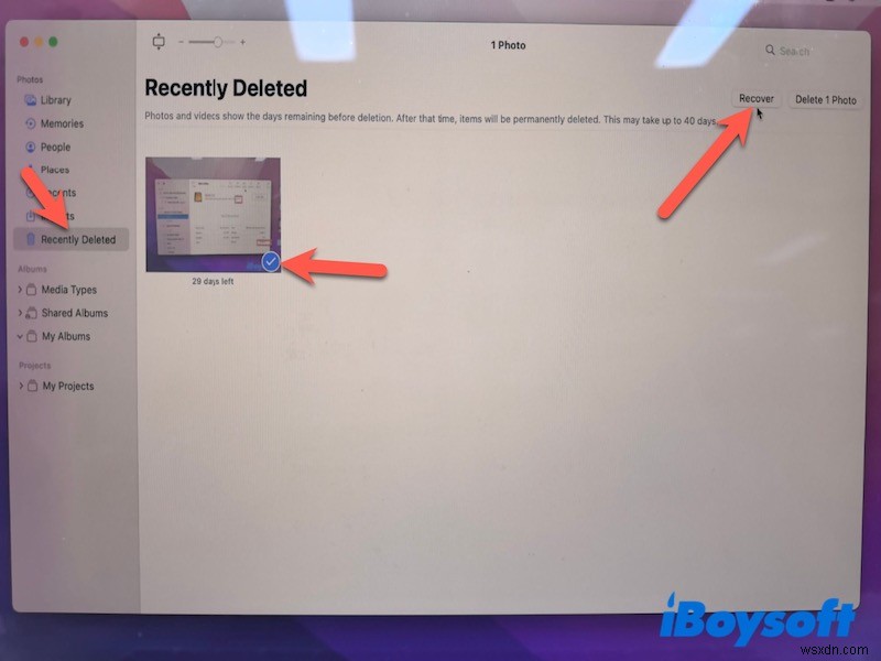MacOS पर हटाए गए फ़ोटो को पुनर्स्थापित करें:फ़ोटो लाइब्रेरी से SD कार्ड तक
