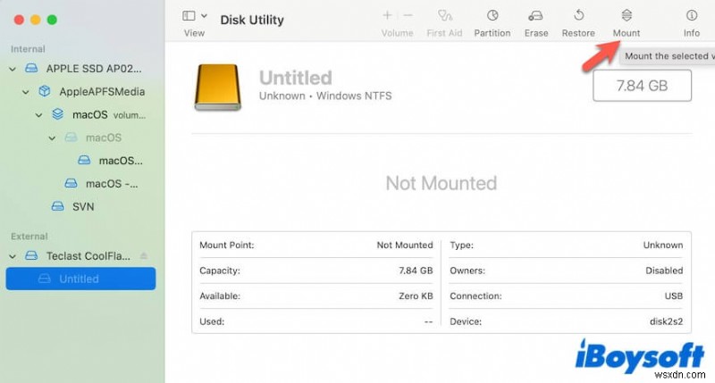 MacOS पर जबरन इजेक्शन के बाद एक अज्ञात बाहरी ड्राइव को कैसे पुनर्प्राप्त करें