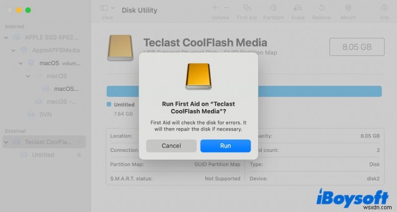 MacOS पर जबरन इजेक्शन के बाद एक अज्ञात बाहरी ड्राइव को कैसे पुनर्प्राप्त करें