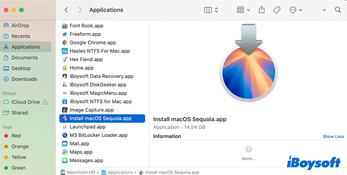 बूट करने योग्य macOS 15 Sequoia USB इंस्टालर कैसे बनाएं 