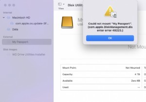 MacOS पर com.apple.DiskManagement.disenter त्रुटि 49223 को ठीक करना - अपनी बाहरी ड्राइव को माउंट करने के लिए त्वरित चरण 