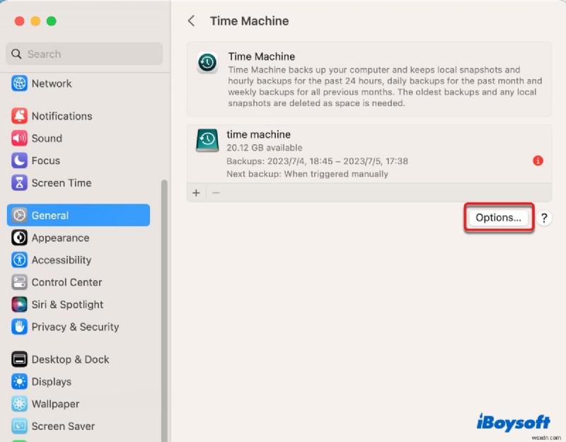 MacOS सोनोमा, वेंचुरा और सिकोइया पर टाइम मशीन बैकअप पूरा नहीं कर सकी त्रुटियों का समाधान करें