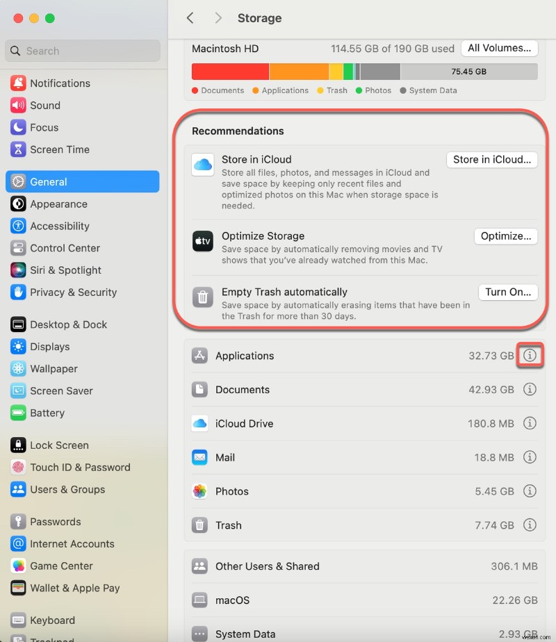 MacOS पर सिस्टम डेटा को कैसे सिकोड़ें और स्टोरेज स्पेस कैसे खाली करें 