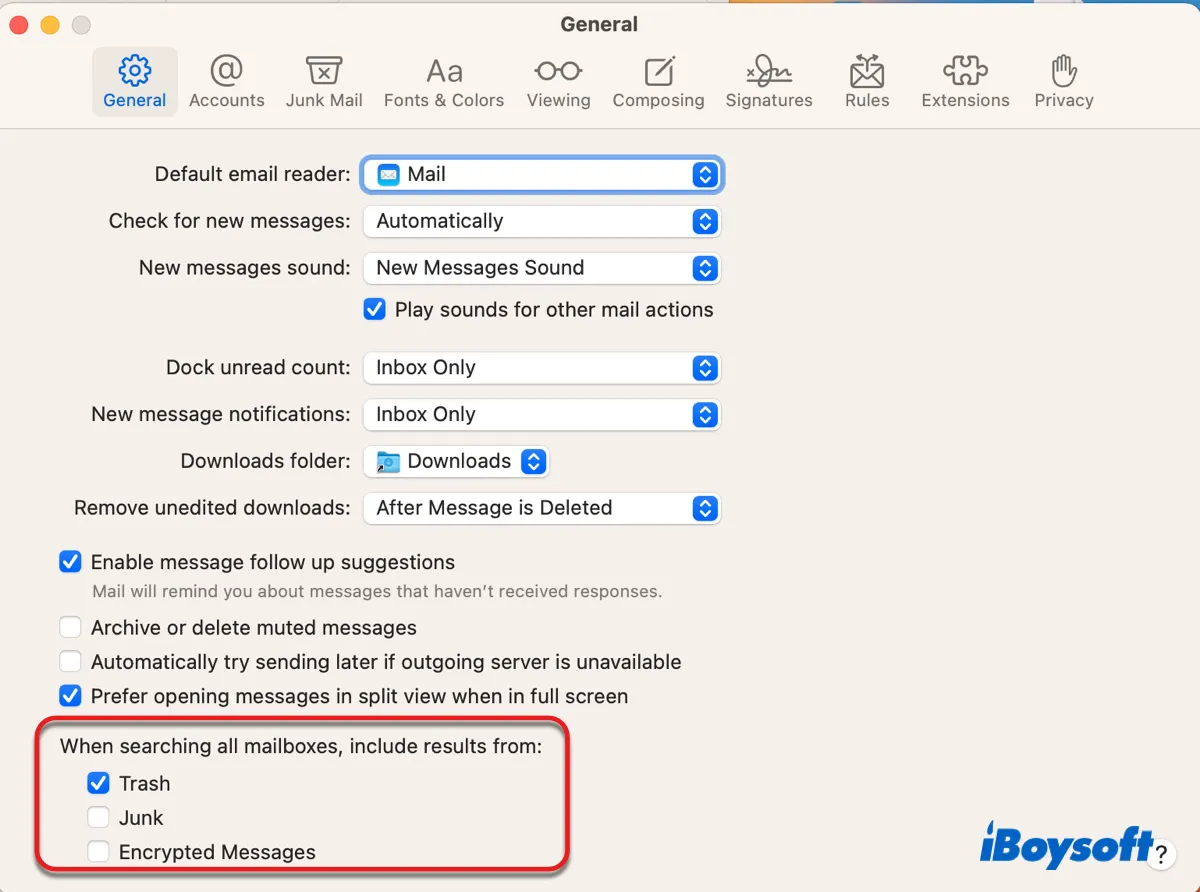 MacOS वेंचुरा पर Apple मेल खोज समस्याओं को ठीक करें - चरण-दर-चरण मार्गदर्शिका