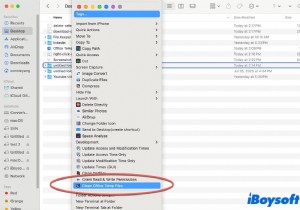 iBoysoft मैजिकमेनू के साथ macOS पर Office Temp फ़ाइलों को तेज़ी से हटाएं - साफ़ और त्रुटि-मुक्त 