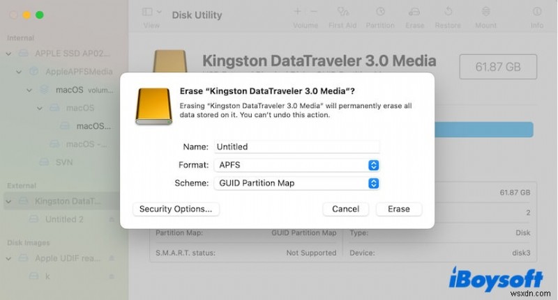 MacOS पर बाहरी हार्ड ड्राइव को लिखने योग्य कैसे बनाएं 