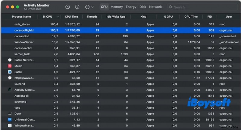 MacOS Sequoia पर Corespotlightd उच्च CPU समस्या को ठीक करें:सिद्ध समाधान 
