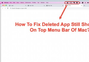MacOS मेनू बार में मौजूद हटाए गए ऐप्स को ठीक करें - उन्हें स्थायी रूप से हटाने के सरल चरण 