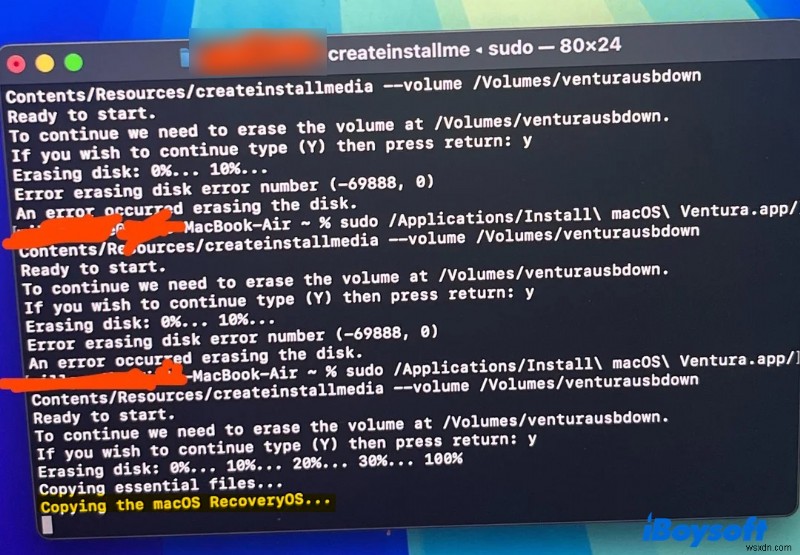 Mac/टर्मिनल/OCLP पर macOS बूटेबल USB इंस्टालर त्रुटियों को ठीक करना - चरण-दर-चरण मार्गदर्शिका 