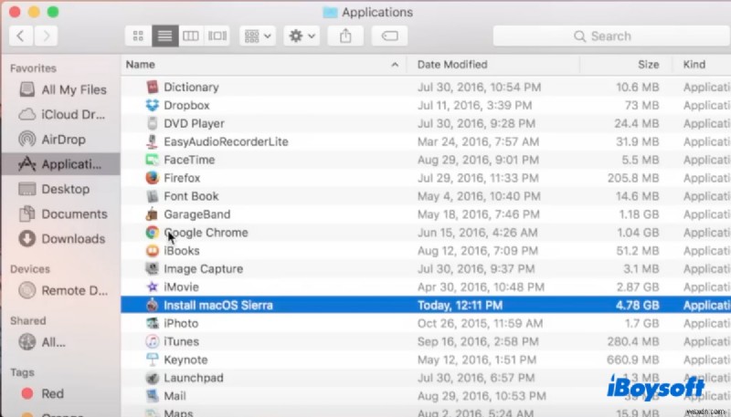 बूट करने योग्य macOS Sierra USB इंस्टालर बनाएं - चरण-दर-चरण मार्गदर्शिका 
