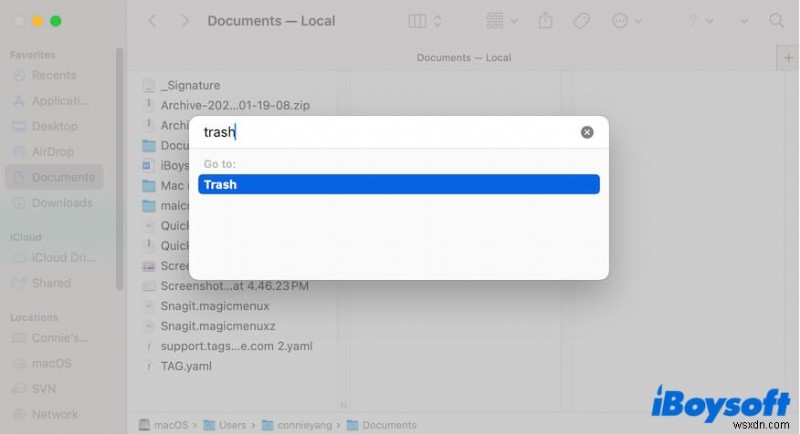 MacOS पर गुम ट्रैश आइकन को कैसे पुनर्स्थापित करें
