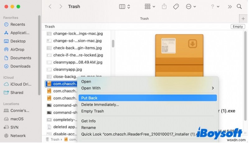 MacOS पर गुम ट्रैश आइकन को कैसे पुनर्स्थापित करें 